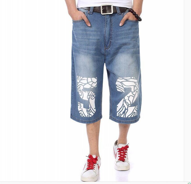 Mens Camouflage Denim Shorts New Multi Pockets Military Style Biker Short Jeans Plus size 46 Fashion Casual Shorts