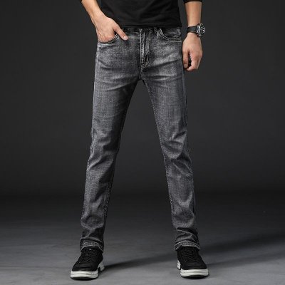 Brand Jeans Retro Nostalgia Straight Denim Jeans Men Plus Size 28 40 Men Long Pants Trousers Classic Biker Jean