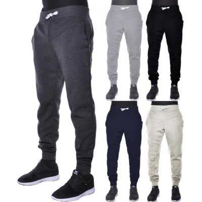 Men Cotton Jogger Gyms Pants Spring Autumn Male Casual Elastic Fitness Baggy Trousers Mens Fleece Warm Winter Sweatpants